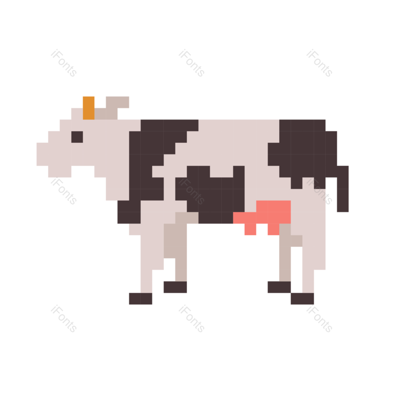 扁平图标图片,动物元素,小动物PNG,像素免抠素材